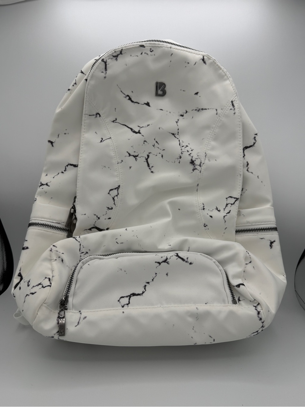 Buffbunny Game Changer Backpack - White Marble